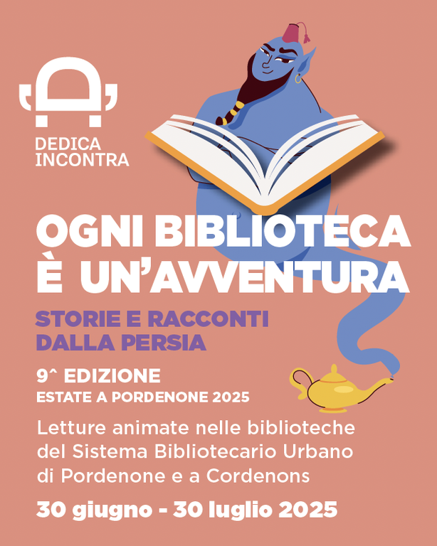 Progetto di letture animate gratuite di Thesis Associazione Culturale a cura di Ortoteatro, in collaborazione con il Sistema Bibliotecario di Pordenone