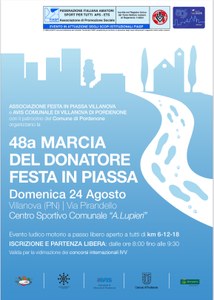 48^ Marcia del Donatore Festa in piassa