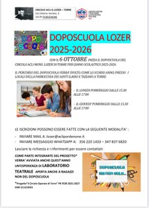"DOPOSCUOLA LOZER 2025-2026"